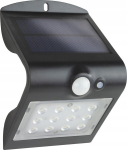 Solar Led-lamp liikumisanduriga, must 1,5w