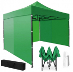 Automaatne h&uuml;pik-aed-paviljoni telk, 3x3 m, roheline, Multigarden