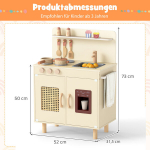 Costway laste m&auml;nguk&ouml;&ouml;k hoiuruumi, kollane