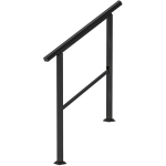 Trepi k&auml;sipuu, 95x5x102 cm, must, metall