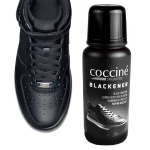 Must v&auml;rv + hooldus mustadele tossudele - Coccine Sneakers Blackener, 75 ml