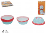 Kitchen&Go muffinivormid, 6 cm, 40 tk.