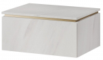 Riputatav valamukapp Szynaka Meble Letto 03, 60x45.1 x28.6 cm, valge