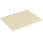 Pergola varukatus 350x260 cm kreemvalge, pol&uuml;ester