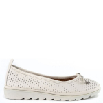 GRUNER SCHUHE Naiste balleriinad, valged, balleriinad