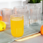 Klaasid 400 ml 6 tk l&auml;bipaistvad 8 cm Orion