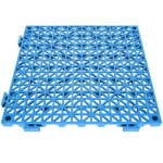 Drenaažip&otilde;randaplaadid, Modulaarne omavahel &uuml;hendatav kate 50 tk, 30x30 cm, Sinine, PVC