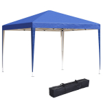 Paviljon 3x3 m, h&uuml;pik, veekindel, UV, sinine