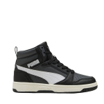 Puma Rebound V6 Mid laste jalgpallijalatsid, mustad 393831 29