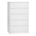 Kummut 40x60x97,4 cm Valge puitlaastplaat
