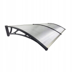 Uksekate Metal-gum, 200x80 cm, pruun/must