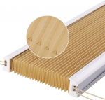 Eurohome Plisseeruloo Paigaldamine Ilma Puurimiseta Easyfix 105 x 130 cm Beež