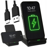 Juhtmevaba laadija 15W Qi USB-C jaam, Belaidis įkroviklis 15W Qi USB-C stotelė