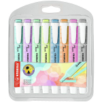 Swing Cool Pastel highlighter 8 v&auml;rvi STABILO