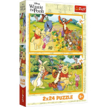 Puzzle 2x24 P&auml;ev aias TREFL
