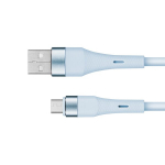 Kruger&matz Usb kaabel - Microusb 1m, sinine silikoon