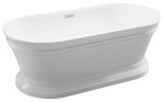 Vabalt seisva vann ANTIK 160&times;79 cm Aqualine, valge
