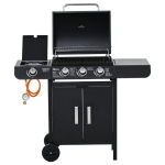 Gaasigrill 3 p&otilde;leti ja k&uuml;lgp&otilde;letiga 110x50x100cm 1 tk