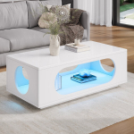 Diivanilaud LED-valgustusega, &auml;pi juhtimine, 100x50x35cm, 1 tk
