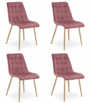 4 s&ouml;&ouml;gitooli komplekt Split, 88x46x40 cm, roosa