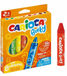 Carioca Baby v&auml;rvipliiatsid - 8 v&auml;rvi, pehmed, paksud, pestavad