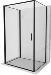Mexen Exo-3S 3-seinaline avanev du&scaron;inurk 80 x 75 cm, l&auml;bipaistev, must - 817-080-075-70-00-3S