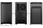 Korpus Arvuti korpus ole vaikne! Pure Base 501 Airflow, must, Juoda