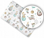 Voodilina My Baby kummiga, puuvill, 120 x 60