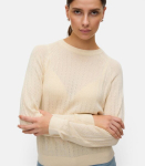 Vero Moda Naiste kampsun 10340560*01, valge 5715832807509