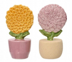 Portselanist figuur lillede dalia 14 cm