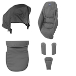CHICCO Color lisatarvikute komplekt &ndash; Urban jalutusk&auml;ru &ndash; antratsiit