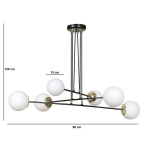 Rippvalgusti Ognis 6 White 967/6 - Elegantne disain