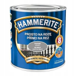 Hammerite Straightforward Rust Paint Metal Grey Gloss 0.7L