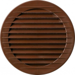 &Uuml;mmargune v&otilde;rguga ventilatsioonikanal, pruun, 80 mm