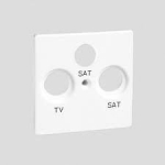 Simon 82 Antenni pesa kate Rtv/sat valge