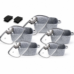 Home Deluxe kivikattega kandiliste pottide komplekt 10-osaline