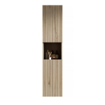 Vannitoa kapp, 160 cm, 2 ustega, valge tamm