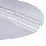 Lauakatte kaitse, 123 cm &uuml;mmargune, 1,5 mm PVC, l&auml;bipaistev, veekindel