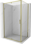 Mexen Exo du&scaron;inurk, k&uuml;lguks 115 x 80 cm, l&auml;bipaistev, kuldne - 819-115-080-50-00