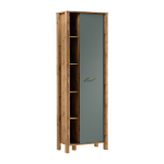 Vitrine Indygo R1D, pruun/roheline