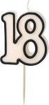 S&uuml;nnip&auml;evak&uuml;&uuml;nal number 18, must kontuur, 5,5 cm
