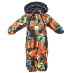 Huppa Laste talvekombe ORION, orange pattern, 74