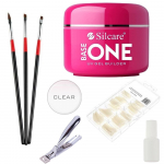 K&uuml;&uuml;nte pikendamise komplekt Silcare Clear k&uuml;&uuml;negeel 50 g N22