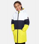 Huppa T&uuml;drukute kevad-s&uuml;gis parka HANKA 1, white/ yellow