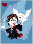 Maalimiskomplekt numbrite j&auml;rgi Harry Potter 15x20