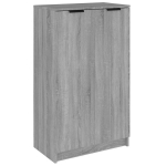 vidaXL jalatsikapp, hall Sonoma tamm, 59x35x100 cm, tehispuit