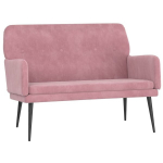 vidaXL pink, roosa, 108 x 79 x 79 cm, samet
