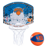 Wilson NBA Team New York Knicks Mini Hoop, unisex basketball backboards, Sinine, one size
