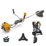 STIGA BC 555 B 287421002/ST1 Bensiinimootoriga trimmer v&otilde;sal&otilde;ikur koos professionaalse rakmetega aeda ja professionaalseks territooriumi hoolduseks 1550W 51.7 cm&sup3; l&otilde;ikelaius 45cm Tap&Go 3T