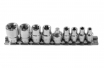 Hogert torx pesa komplekt 1/4" ja 3/8", 9 tk. , E5 - E16 - HT1A884